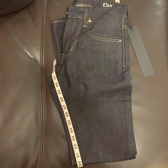 NEW E.N.D by Edwin and Denim Raw State Blue Regular Tapered Jeans SIZE 28 $145 - Picture 5 of 6